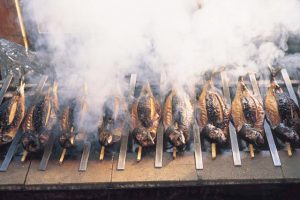 浜焼き鯖