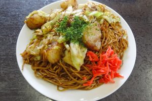 ポテト入焼きそば
